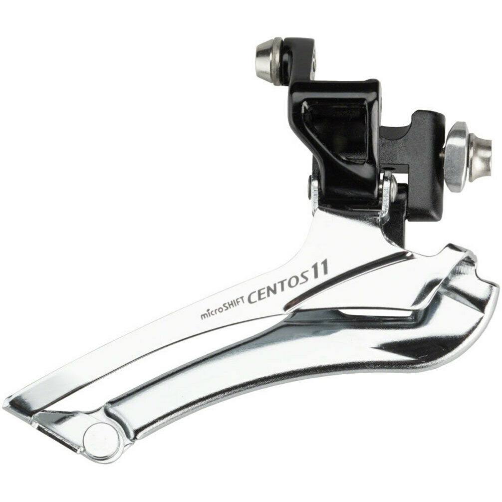 microSHIFT Centos Front Derailleur 11-Speed Double Braze-On Shimano Compatible