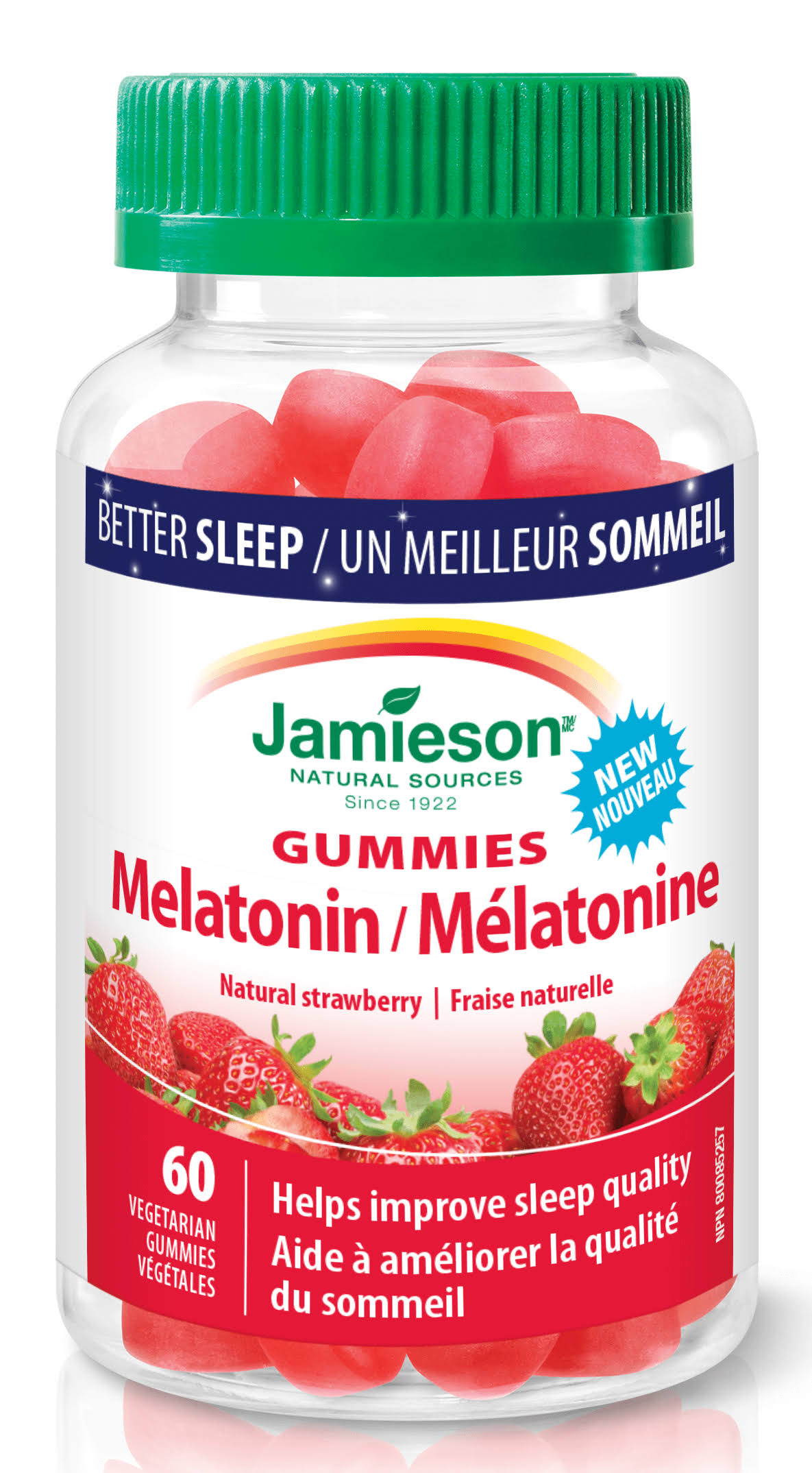 Jamieson Melatonin - Strawberry (60 Gummies)