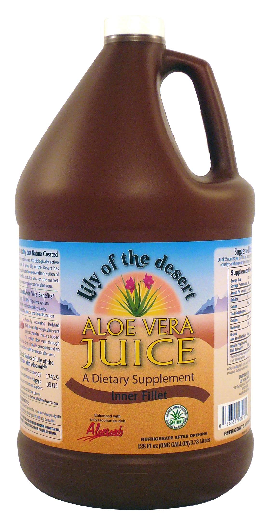 Lily of the Desert Organic Aloe Vera Juice - 1 Gallon