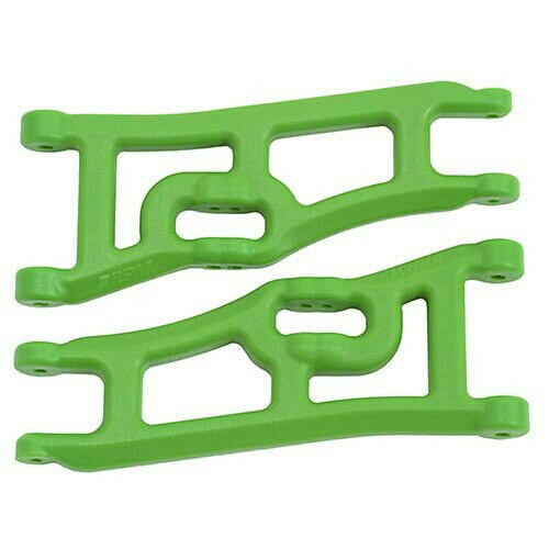 RPM 70664 Wide Front A arms Rustler Stampede - 2wd, Green