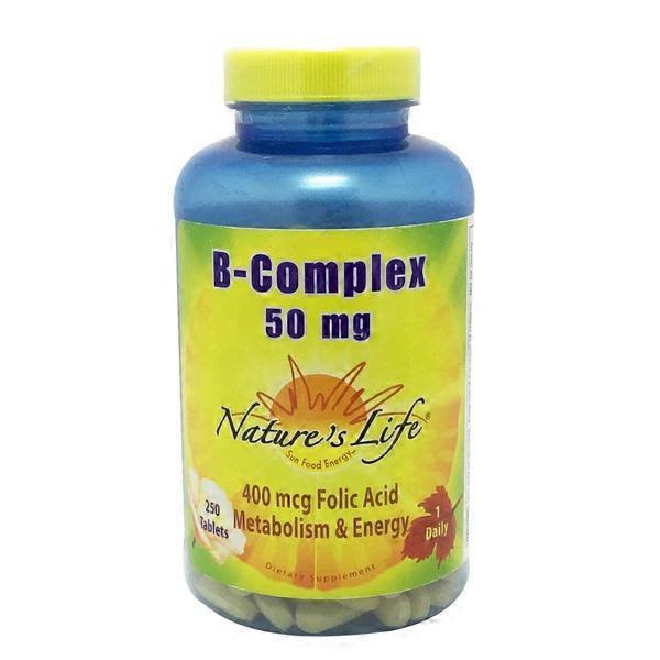 Natures Life B-Complex Supplement - 50mg, 250ct
