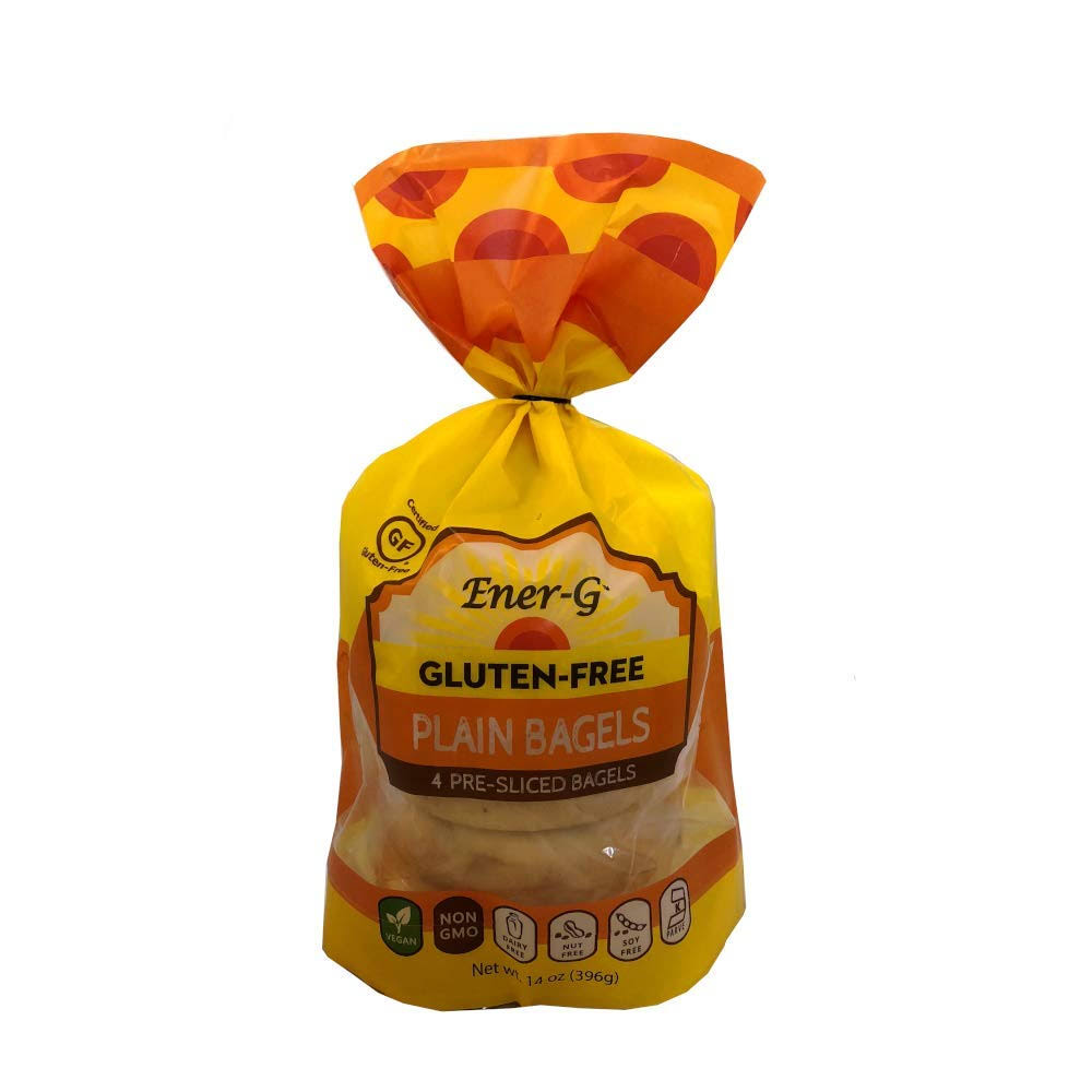 Ener-G Plain Bagels Gluten Free Plant-Based -- 14 oz
