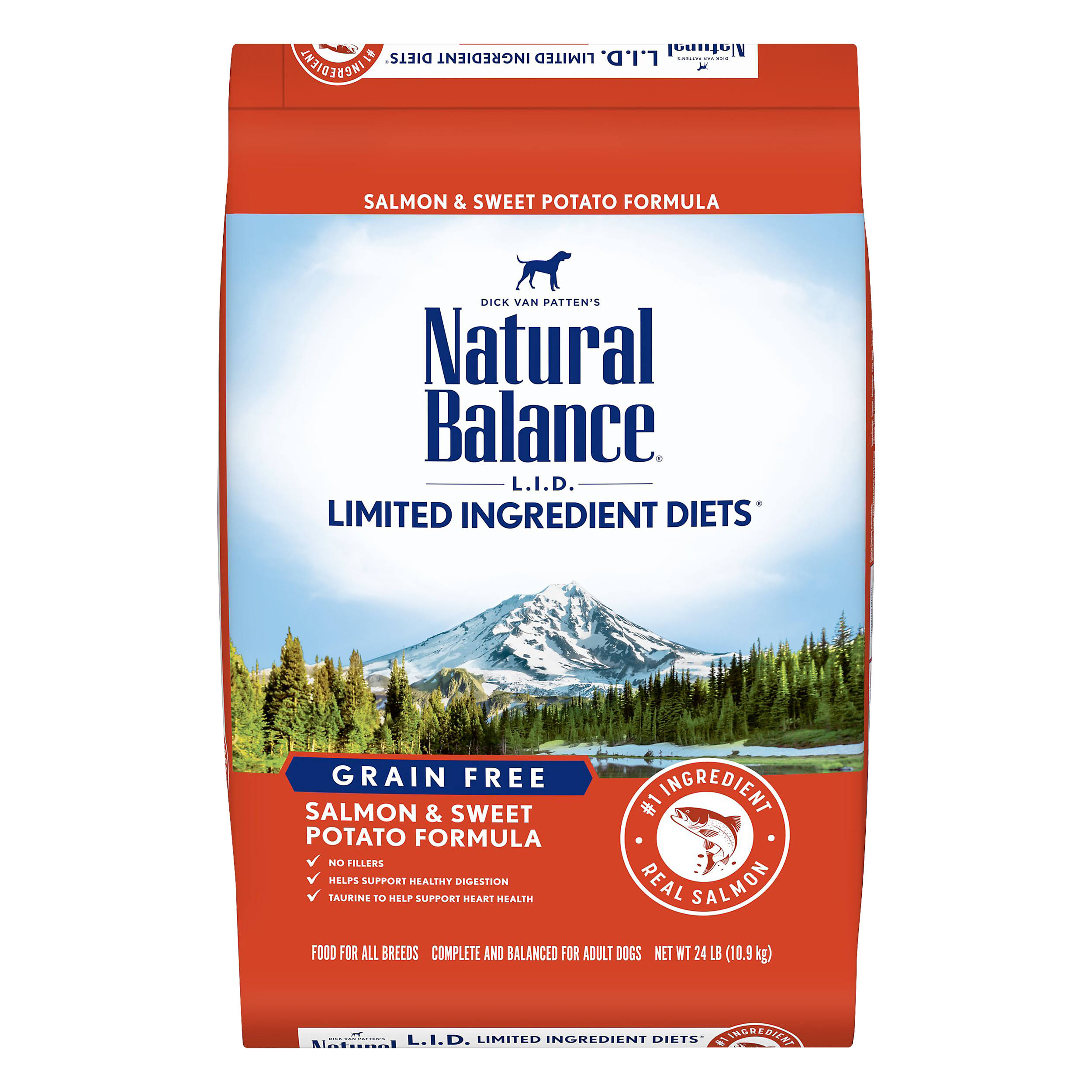 Natural Balance Salmon & Sweet Potato Dog Food [24lb]