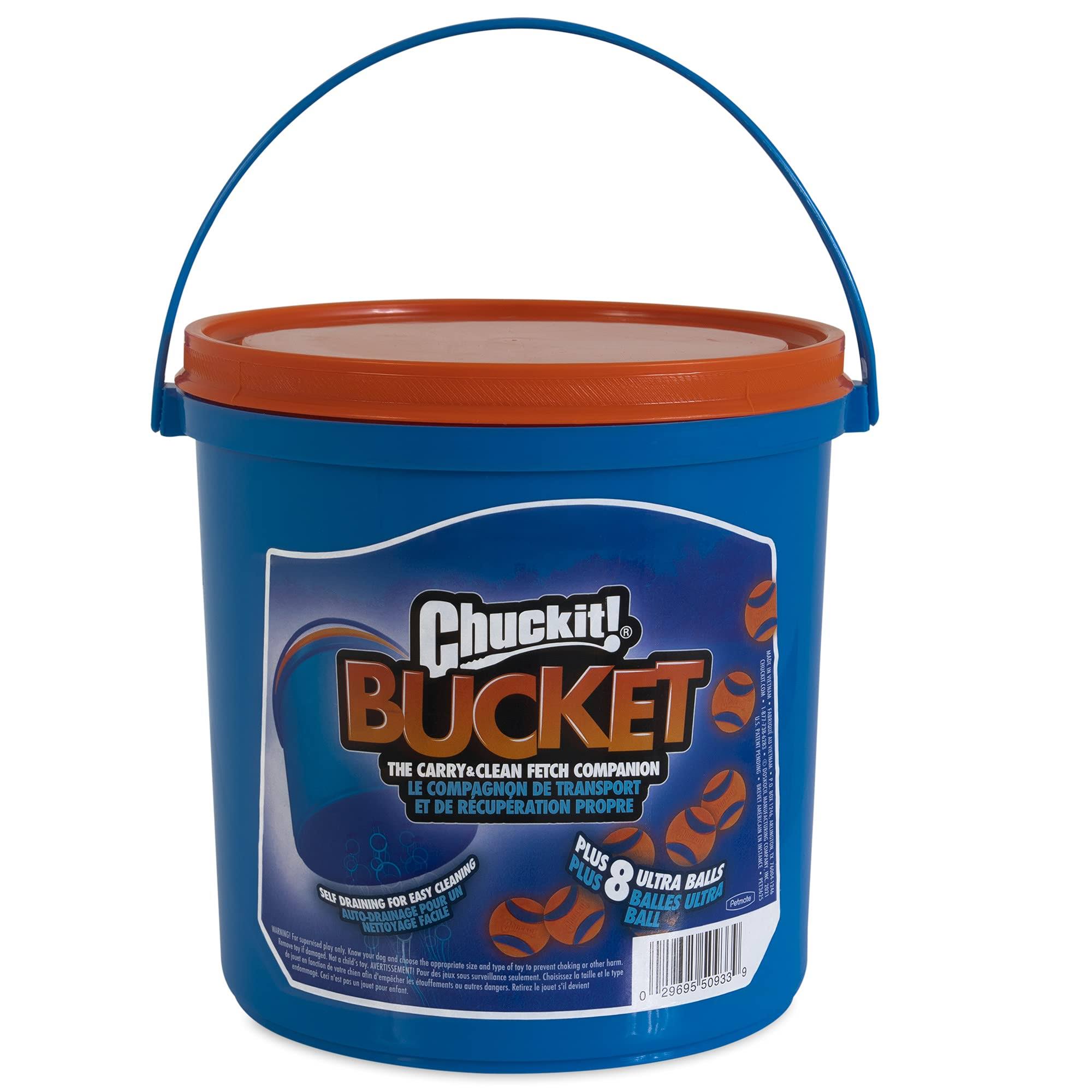 Chuckit Bucket with balls 8 pieces