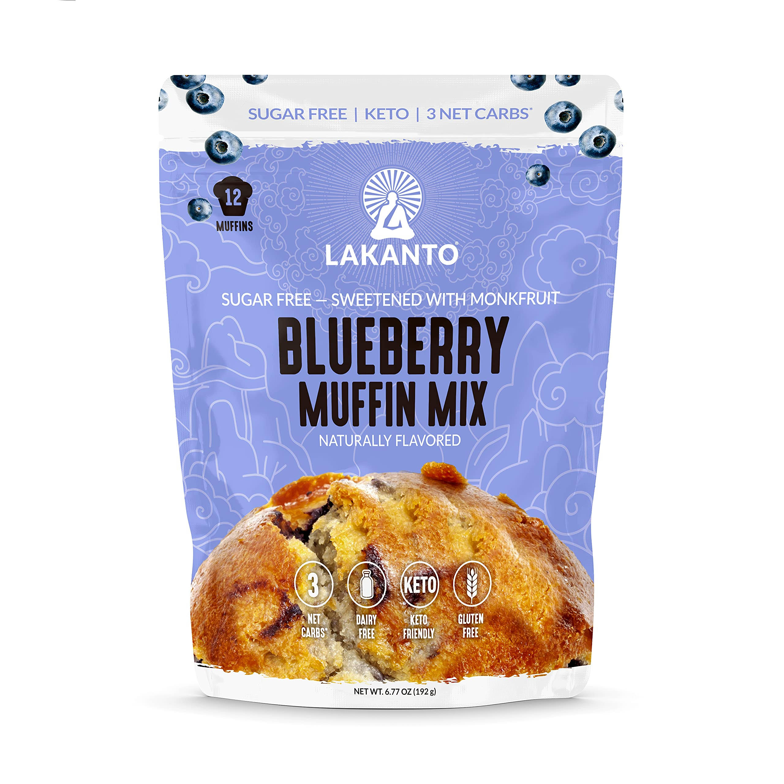 Lakanto Blueberry Muffin Mix 6.77 oz (192 g)