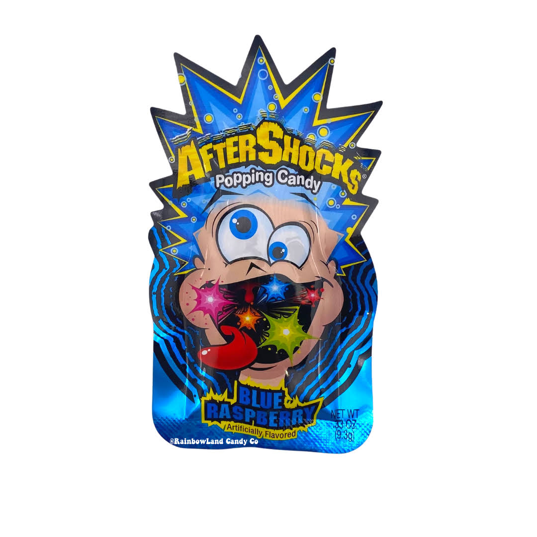 Aftershocks Popping Candy (One) Blue Raspberry