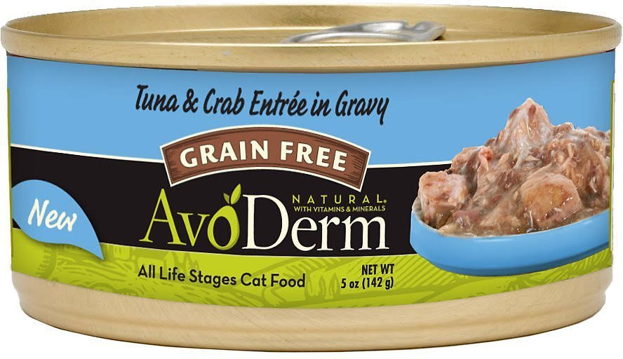 Avoderm Natural Cat Food - Tuna & Crab Entree In Gravy, 142g