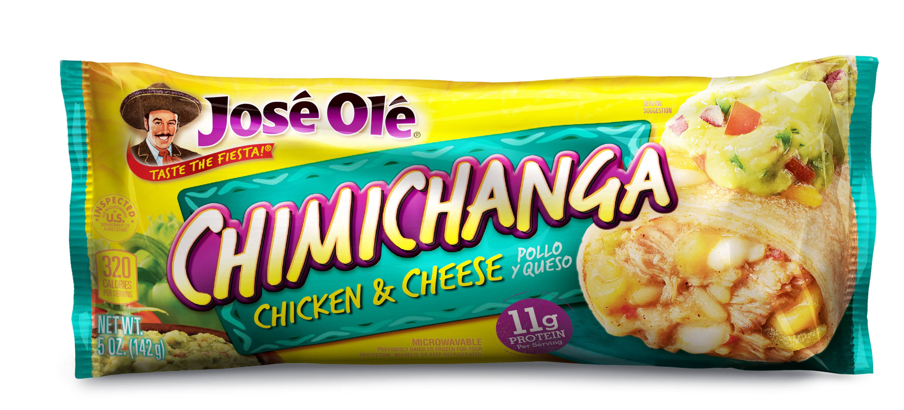 Jose Ole Chimichanga - Chicken and Cheese, 5oz