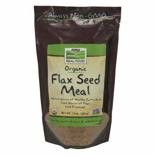 Now Foods Organic Flax Seed Meal - 12 oz