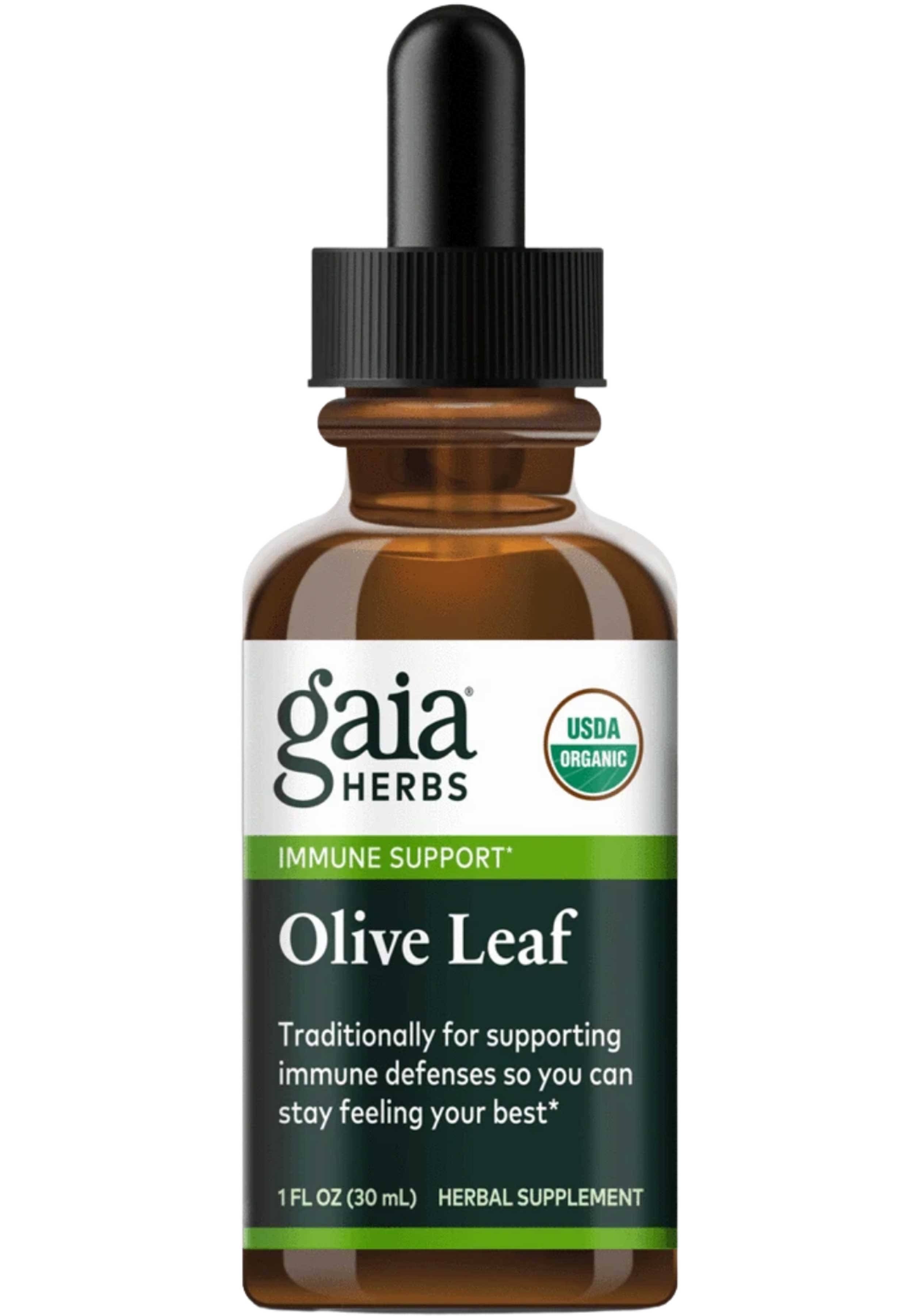 Gaia Herbs Organic Olive Leaf - 1 FL oz (30 ml)