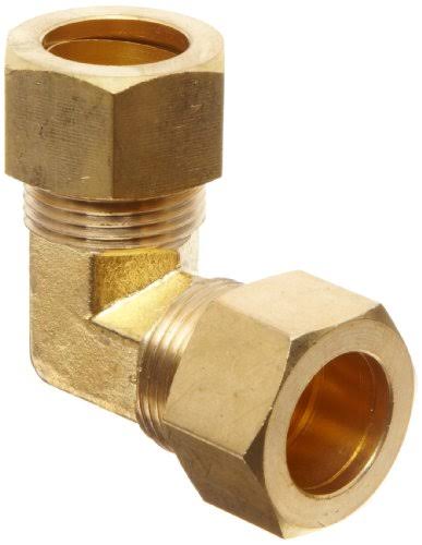 Anderson Metals Brass Tube Fitting - Elbow, 5/8"x5/8"