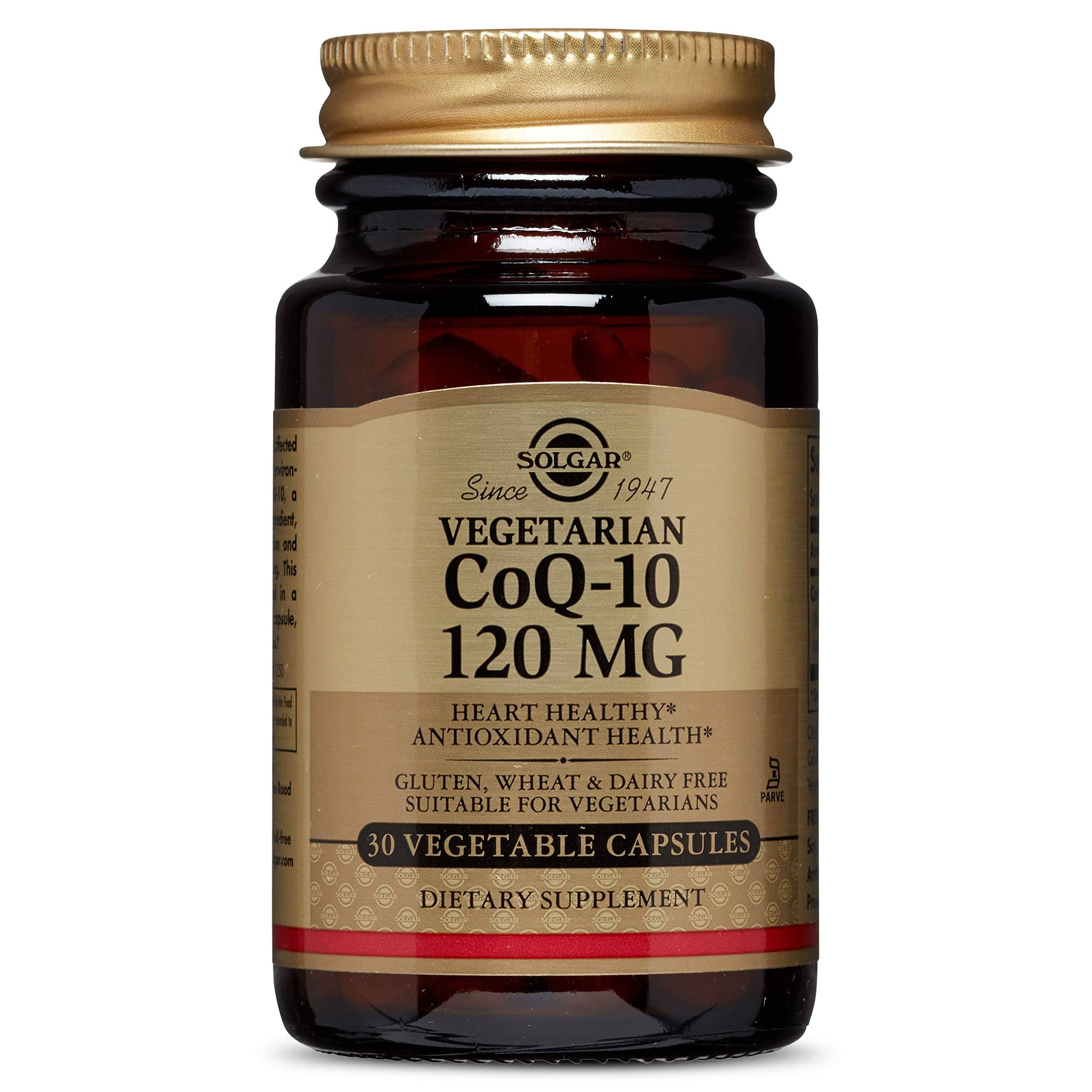 Solgar Vegetarian CoQ-10 Vegetable Capsules, 120 mg