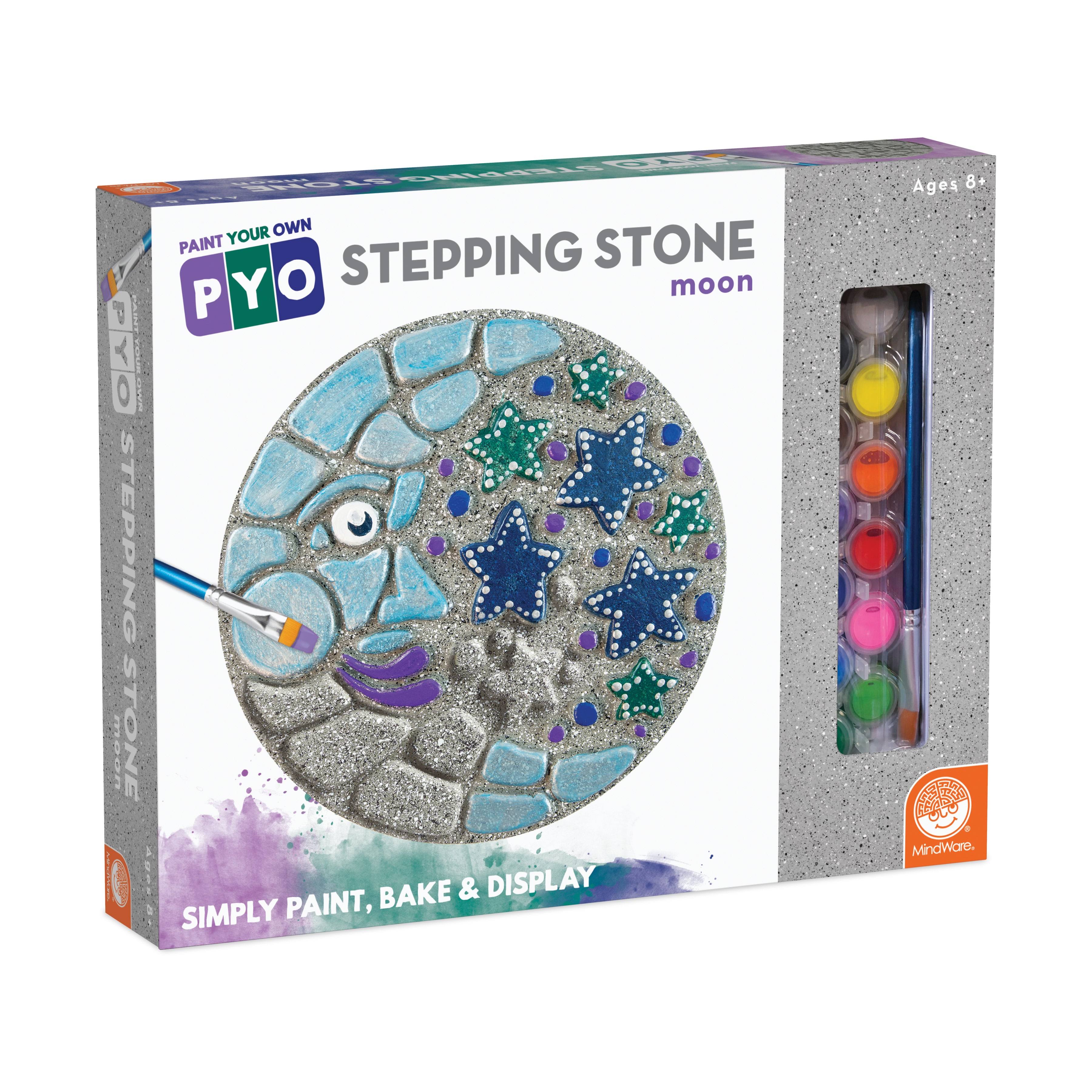 MindWare - MW-88337 | Paint-Your-Own Stepping Stone: Moon