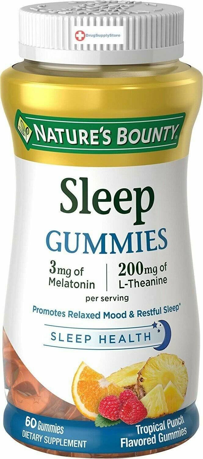 Nature's Bounty Sleep Gummies - Tropical Punch Flavored, 60ct