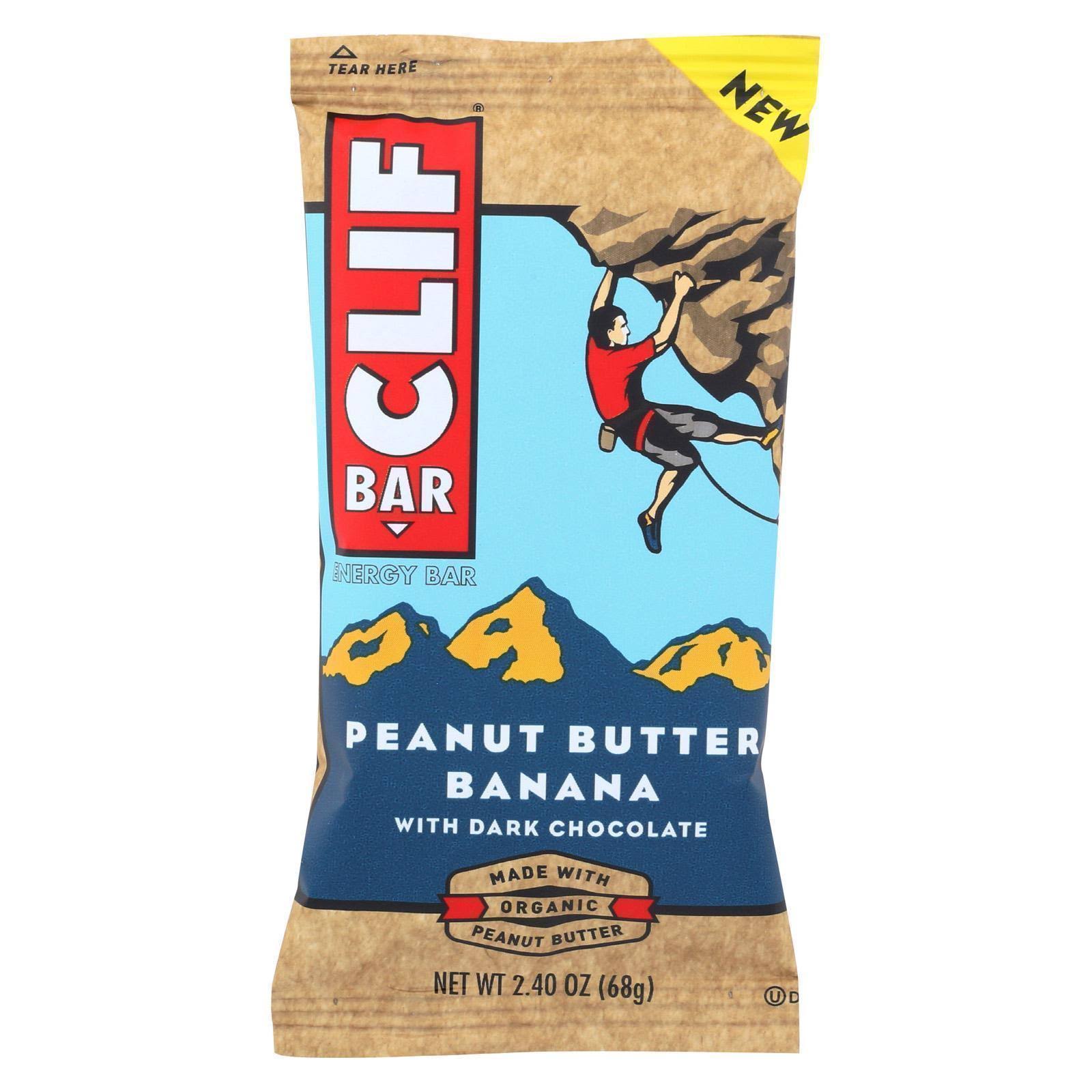 Clif: Bar Peanut Butter Banana Dark Chocolate , 2.4 Oz
