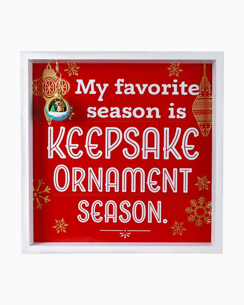 Hallmark Holiday | Hallmark Keepsake Ornament Season Sign Block | Color: Red | Size: Os | Katestylie's Closet