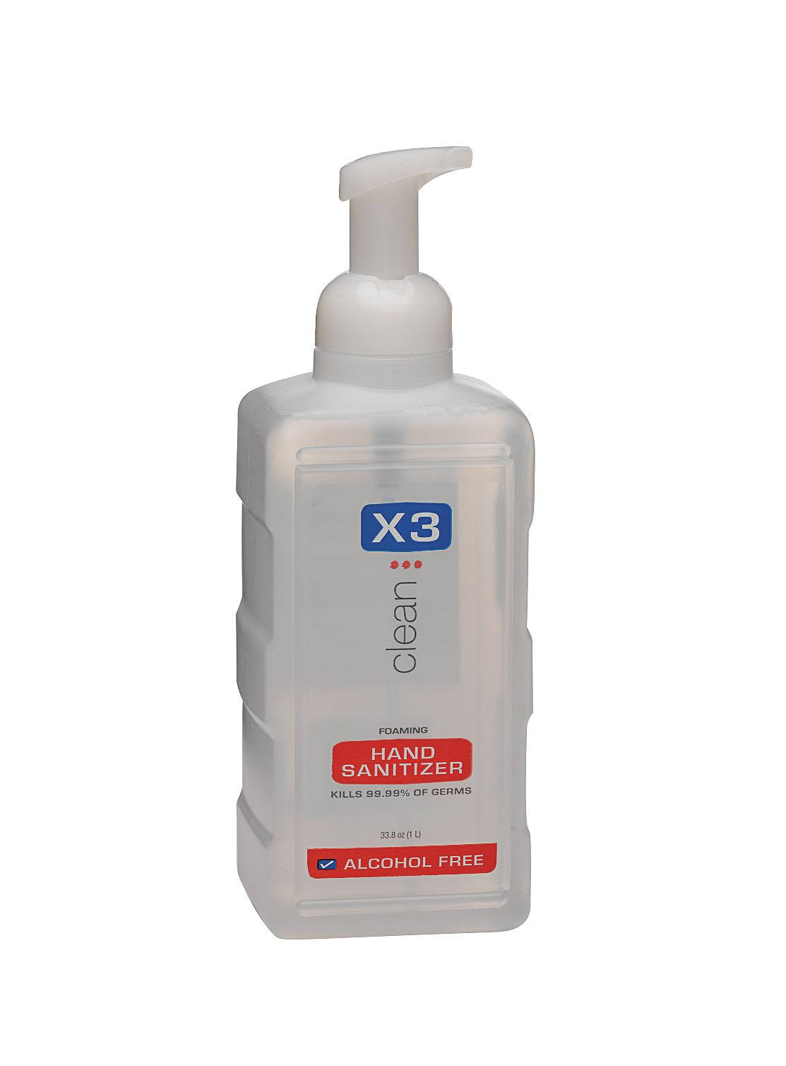 X3 Clean 10003 Hand Sanitizer, Size 1L, Non-Alcohol