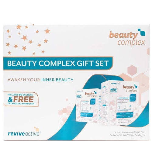 Revive Active Beauty Complex Gift Set - 60 Sachets + Free Hairbrush - Health Supplement
