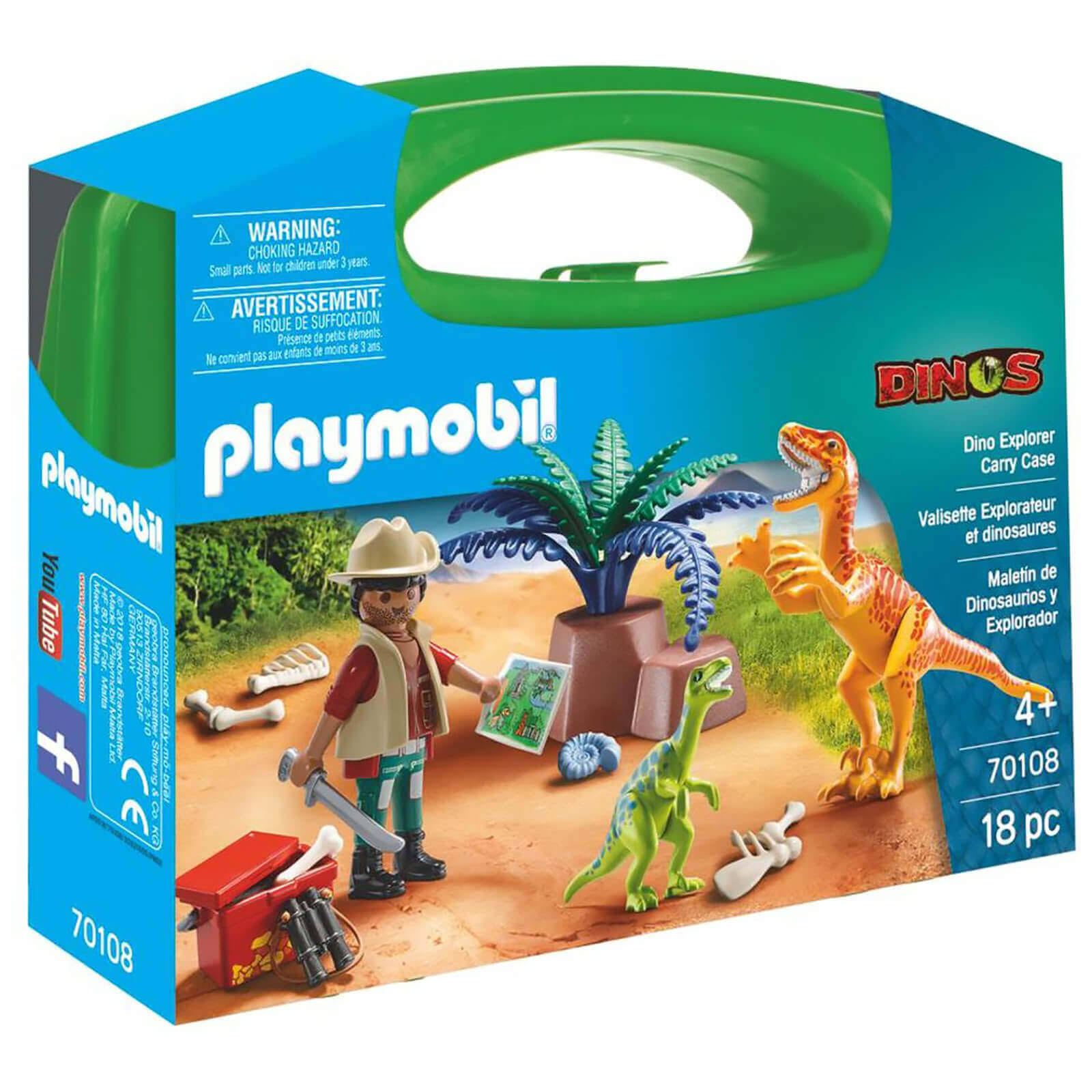 Playmobil Dino Explorer Carry Case Playset