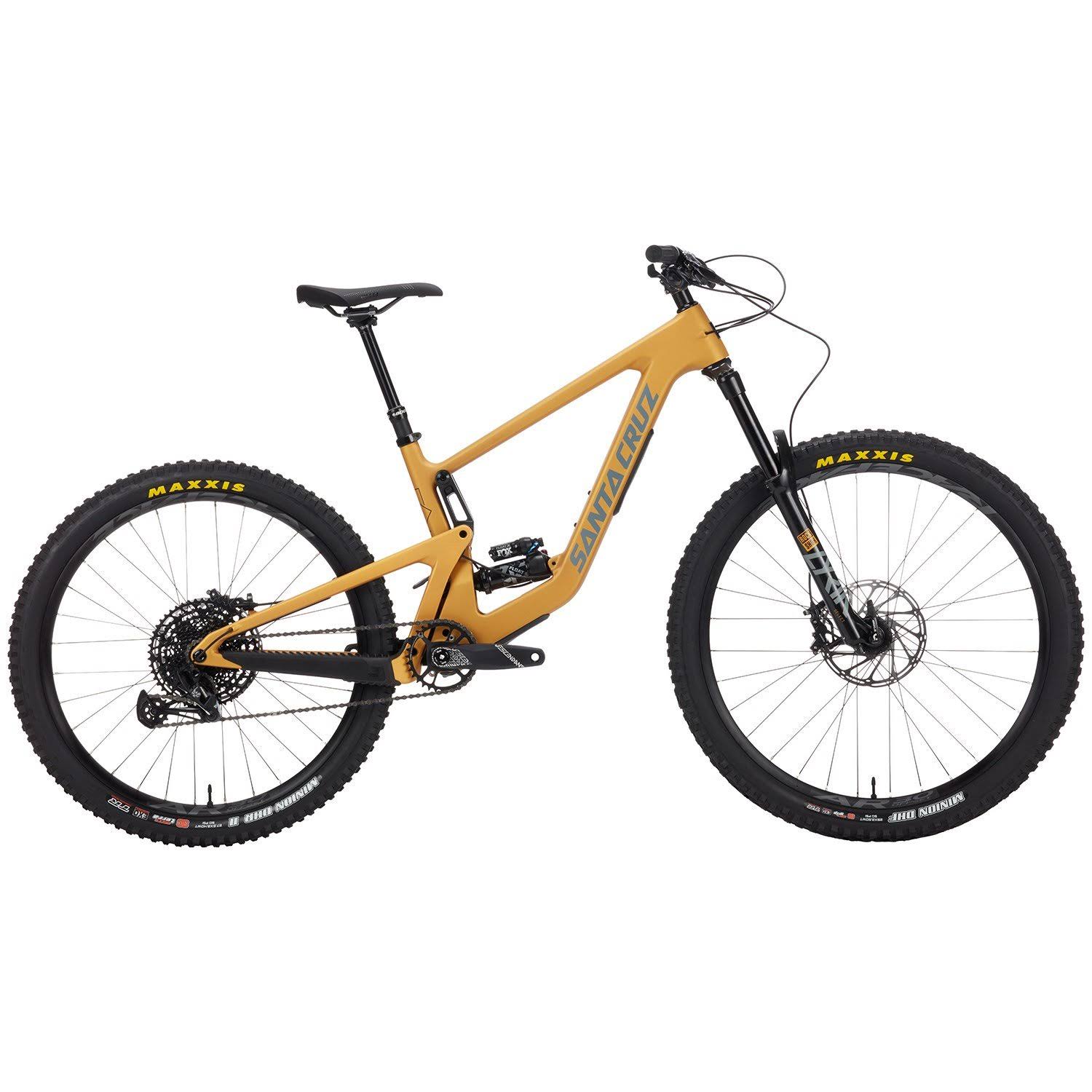 Santa Cruz Bicycles Bronson Carbon R Mountain Bike Paydirt Gold/Grey, L