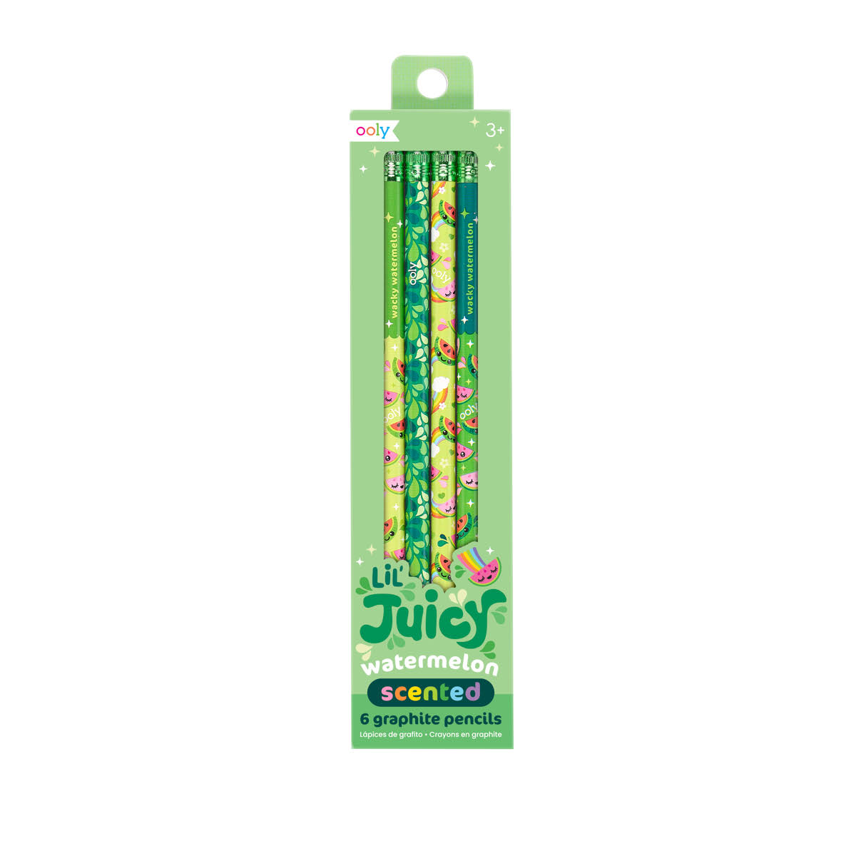 Ooly Green Lil Juicy Watermelon-Scented Pencil - Set of Six One-Size