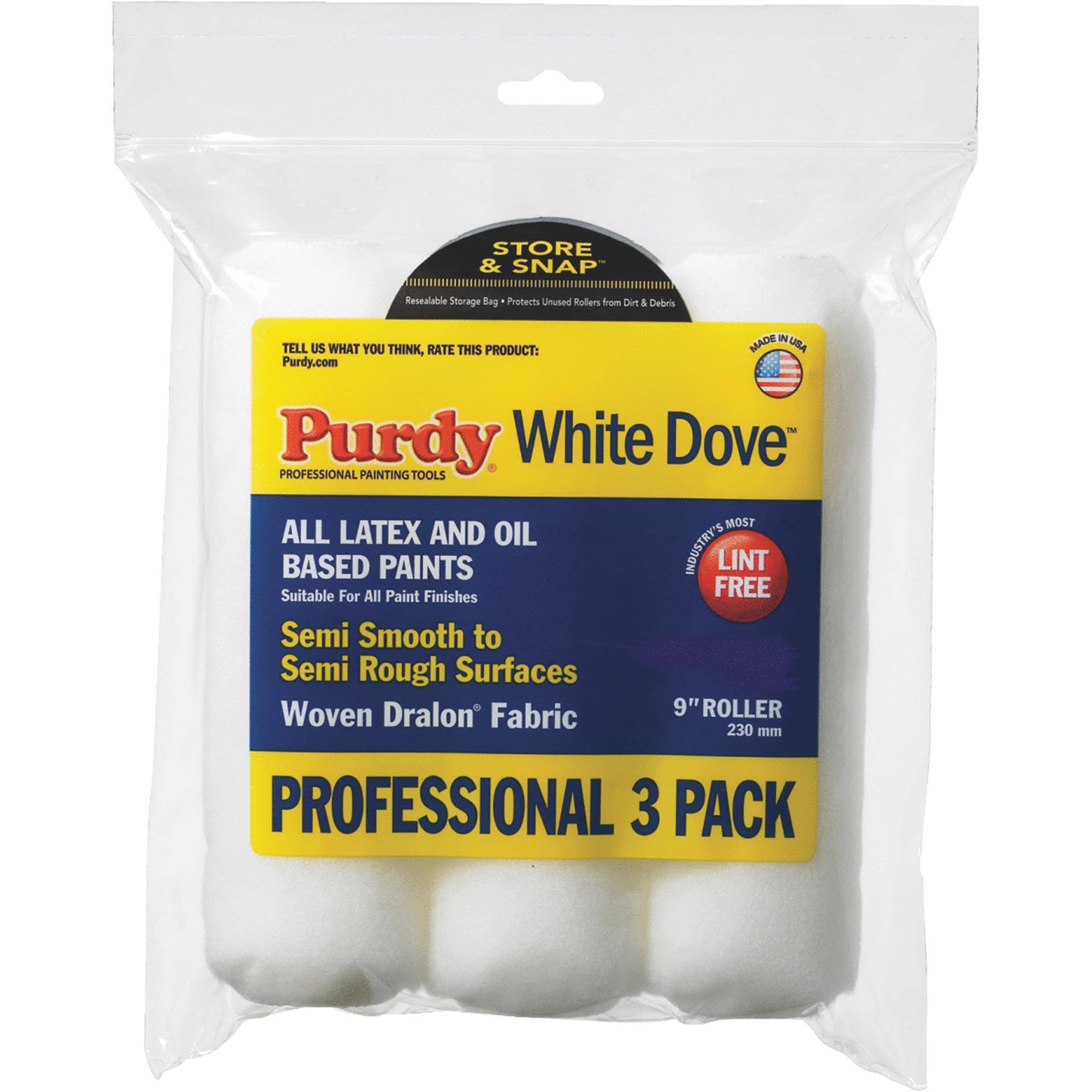 Purdy White Dove Roller - 3 Pack