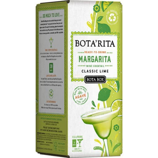 Bota Box Wine Cocktail, Margarita, Classic Lime - 1.5 liters
