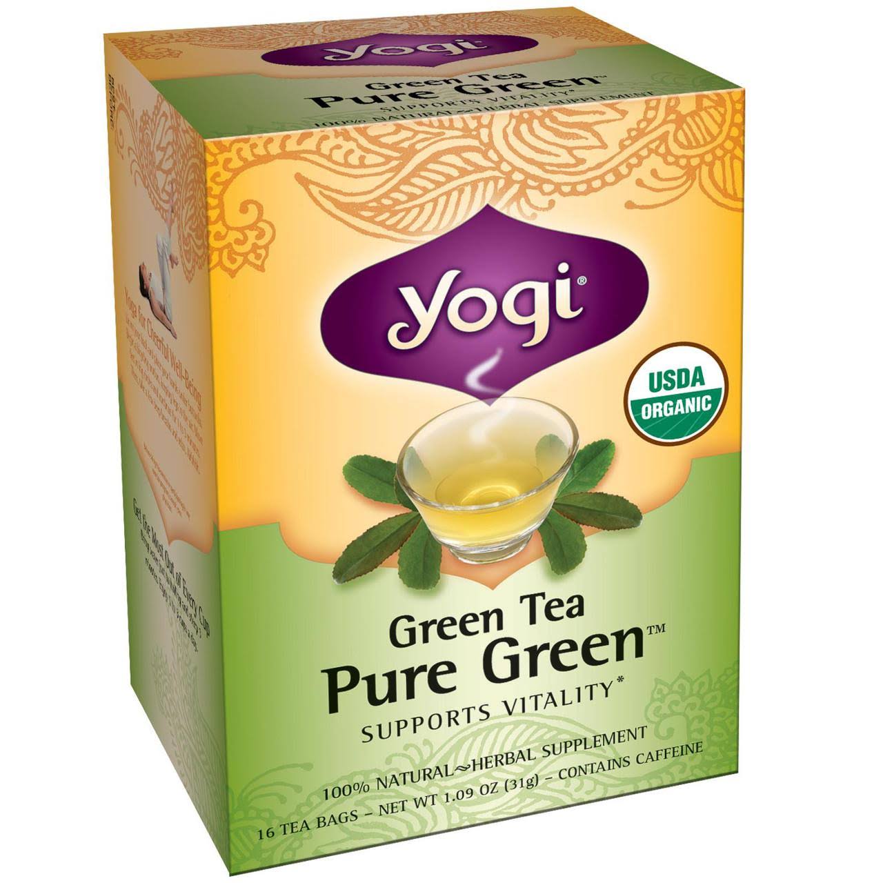 Yogi Pure Green Tea - 16 Tea Bags