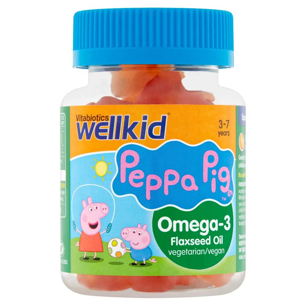 Wellkid Peppa Pig Omega-3 30 Soft Jellies Vitabiotics