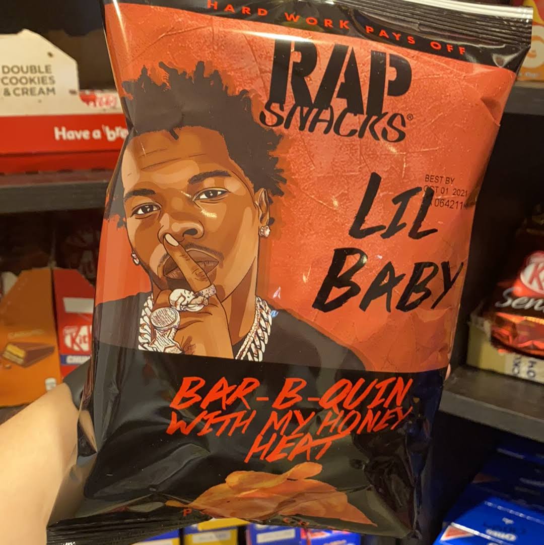 Rap Snacks Lil Baby BBQ Honey Heat Chips (United States)