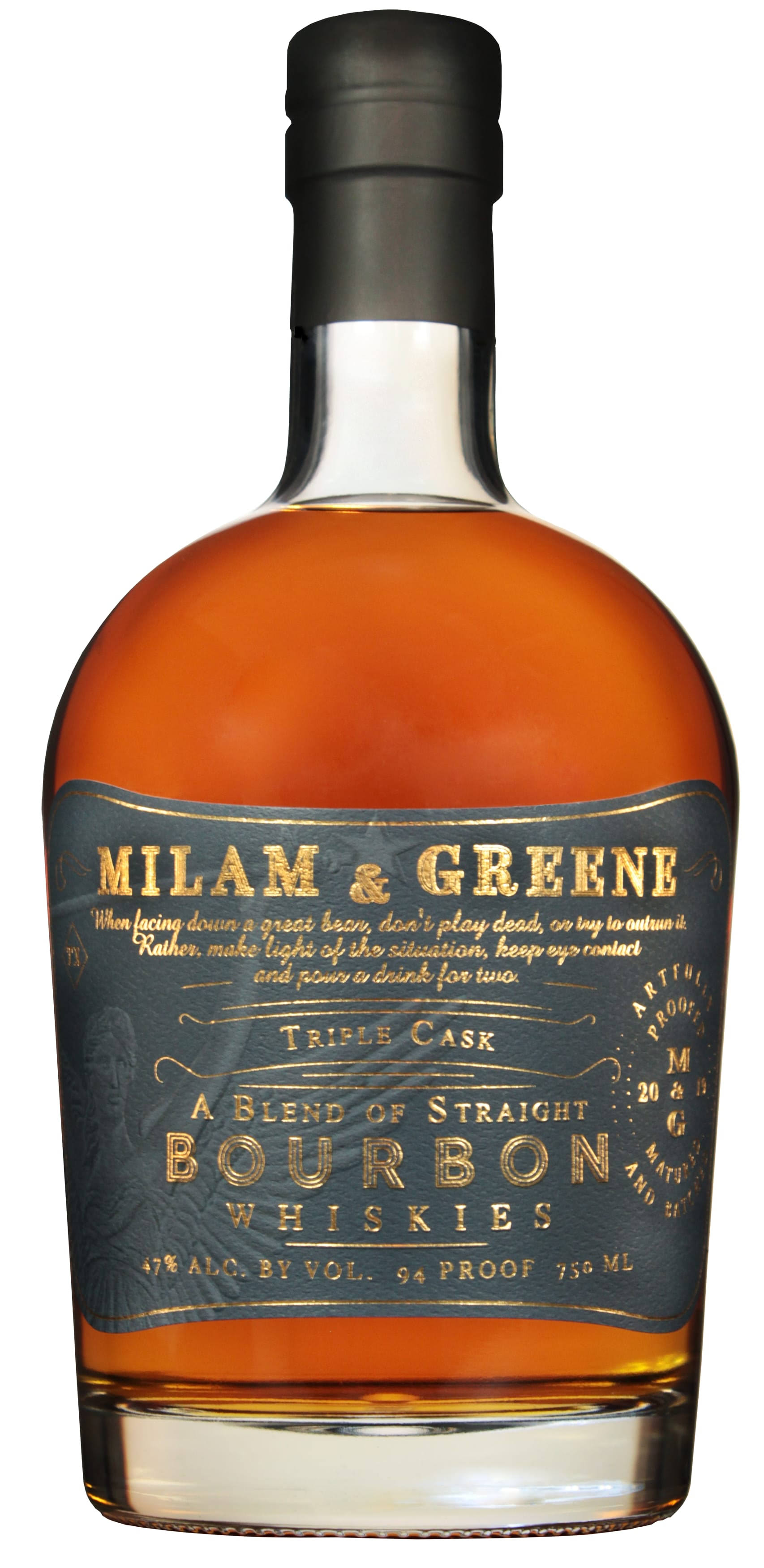 Milam & Greene Whisky, Bourbon, Triple Cask - 750 ml