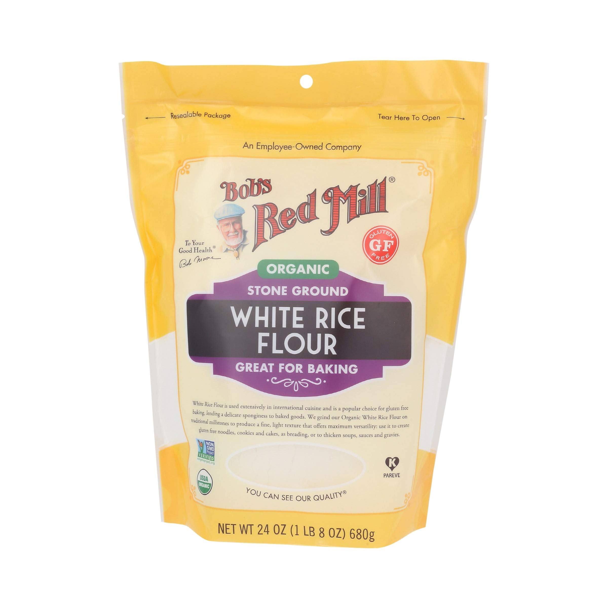 Bob's Red Mill Organic Stone Ground White Rice Flour - 24oz