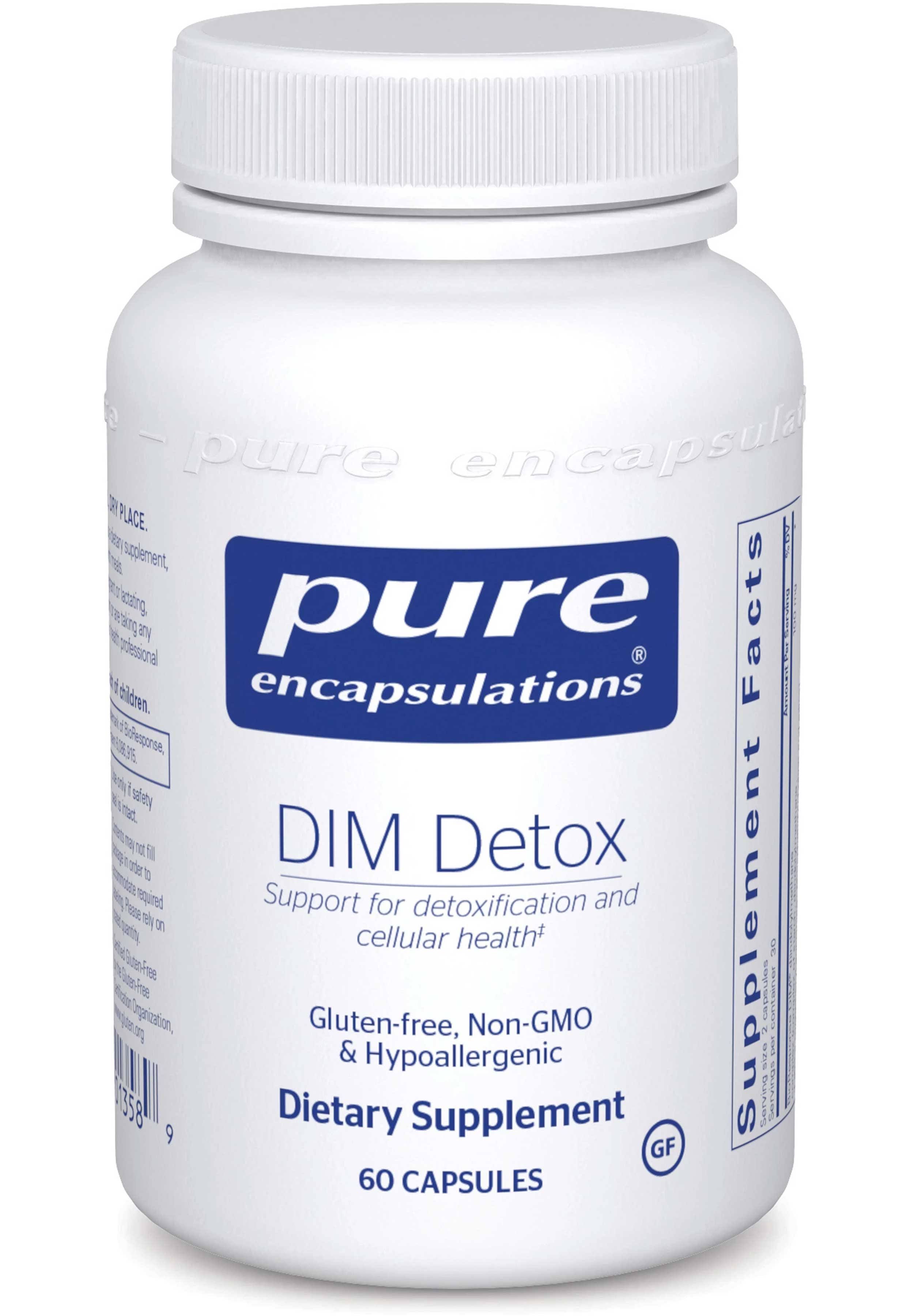 Pure Encapsulations Dim Detox Supplement - 60ct