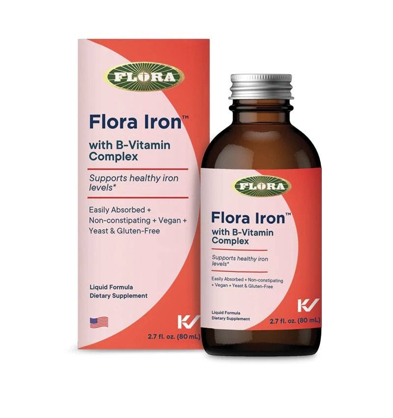 Flora Iron with B-Vitamin Complex 2.7 oz
