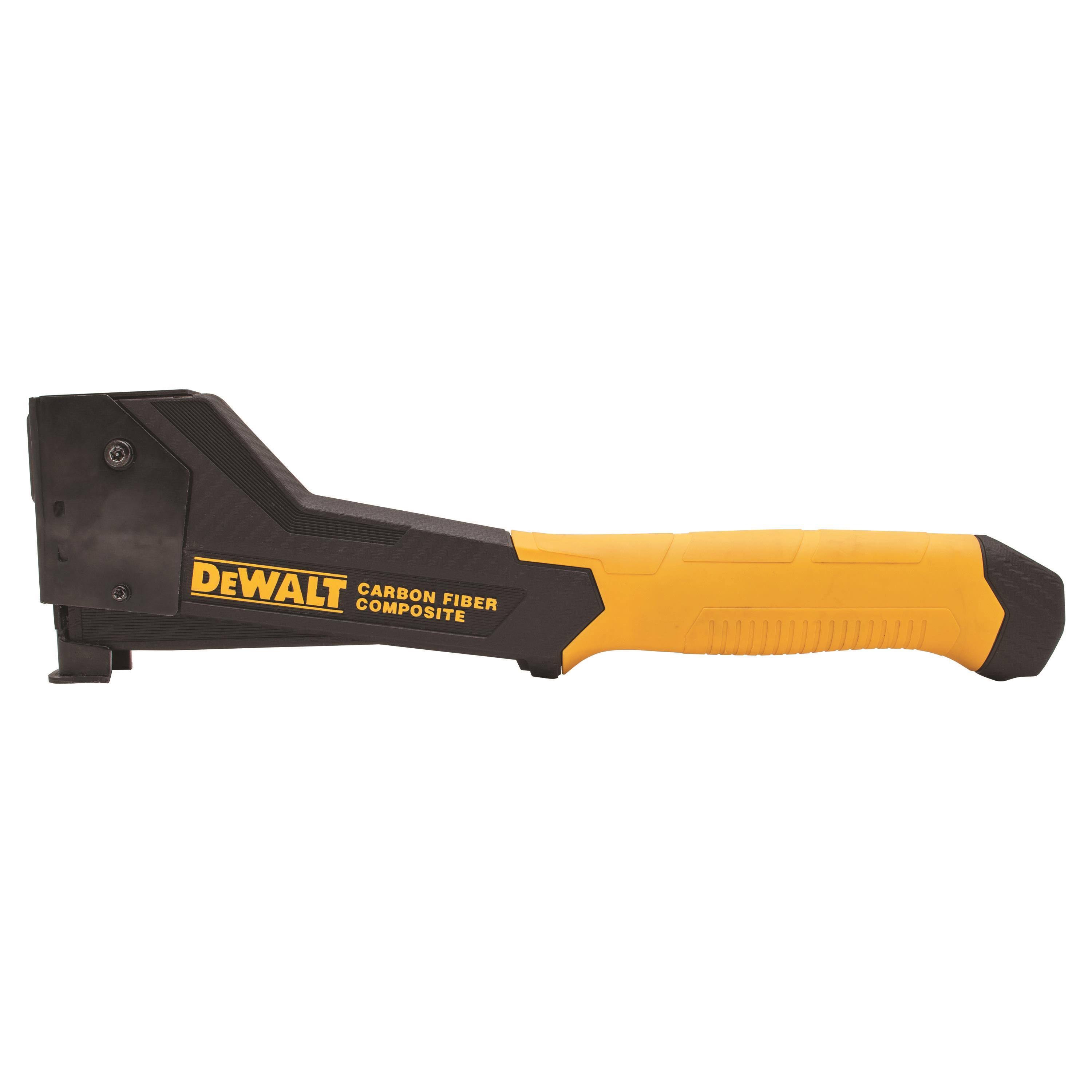 Dewalt DWHT75900 Carbon Fiber Composite Hammer Tacker - Black and Yellow