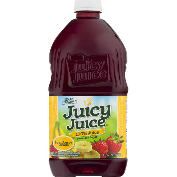 Juicy Juice 100% Juice - Strawberry Banana, 64oz