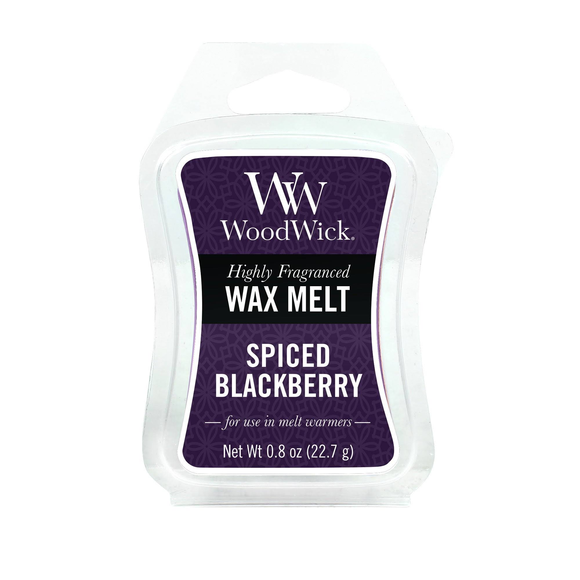 Woodwick Mini Hourglass Wax Melt - Spiced Blackberry, 22.7g