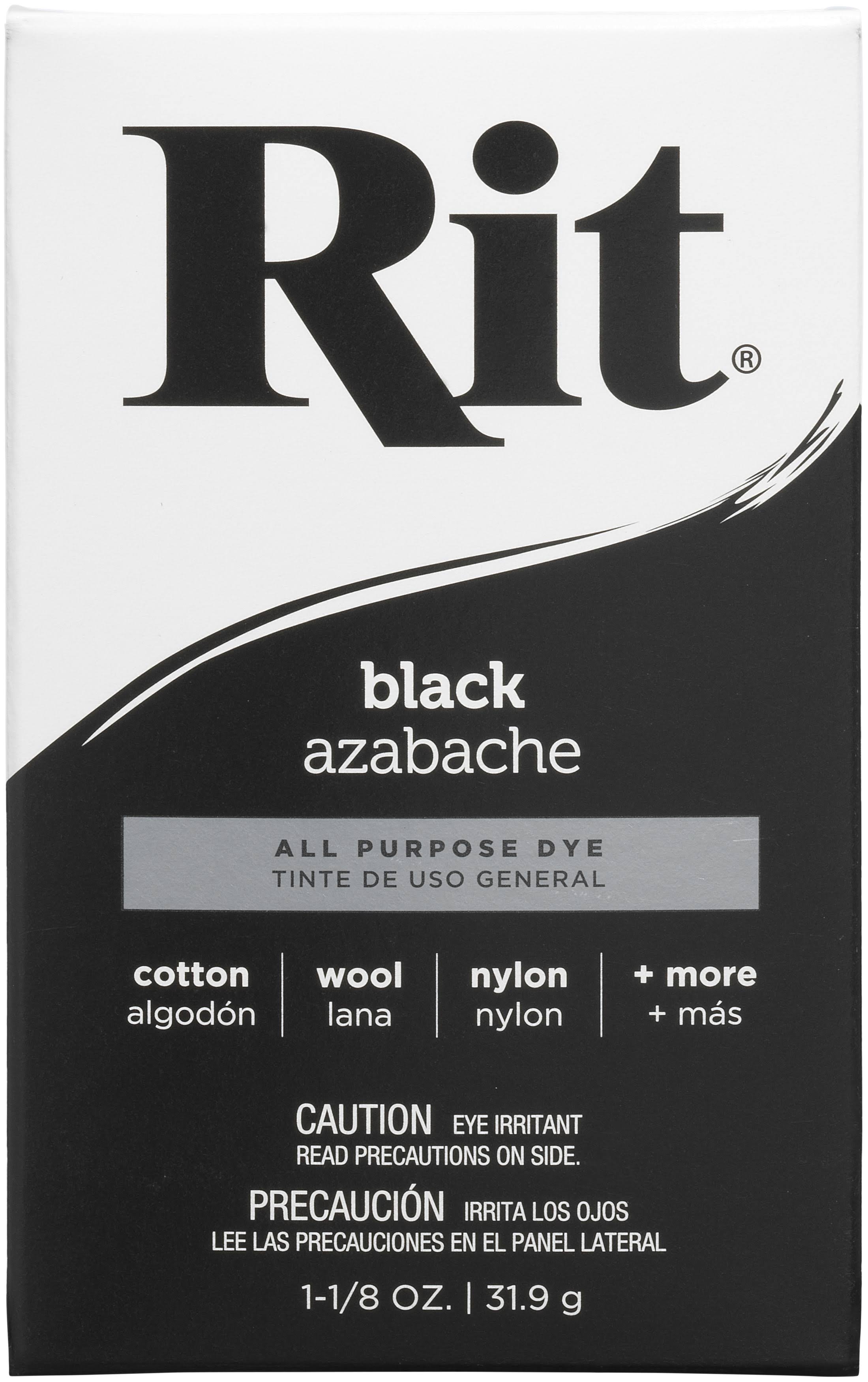 Rit Powder Dye - Black, 31.9g