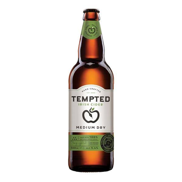 Tempted Irish Cider Medium Dry Cider 50Cl 5.4%