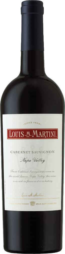 Louis M. Martini Cabernet Sauvignon, Napa Valley (Vintage Varies) - 750 ml bottle