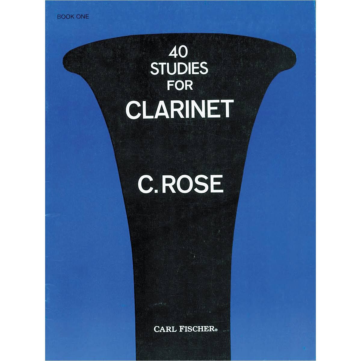 40 Studies for Clarinet Book 1 - Cyrille Rose