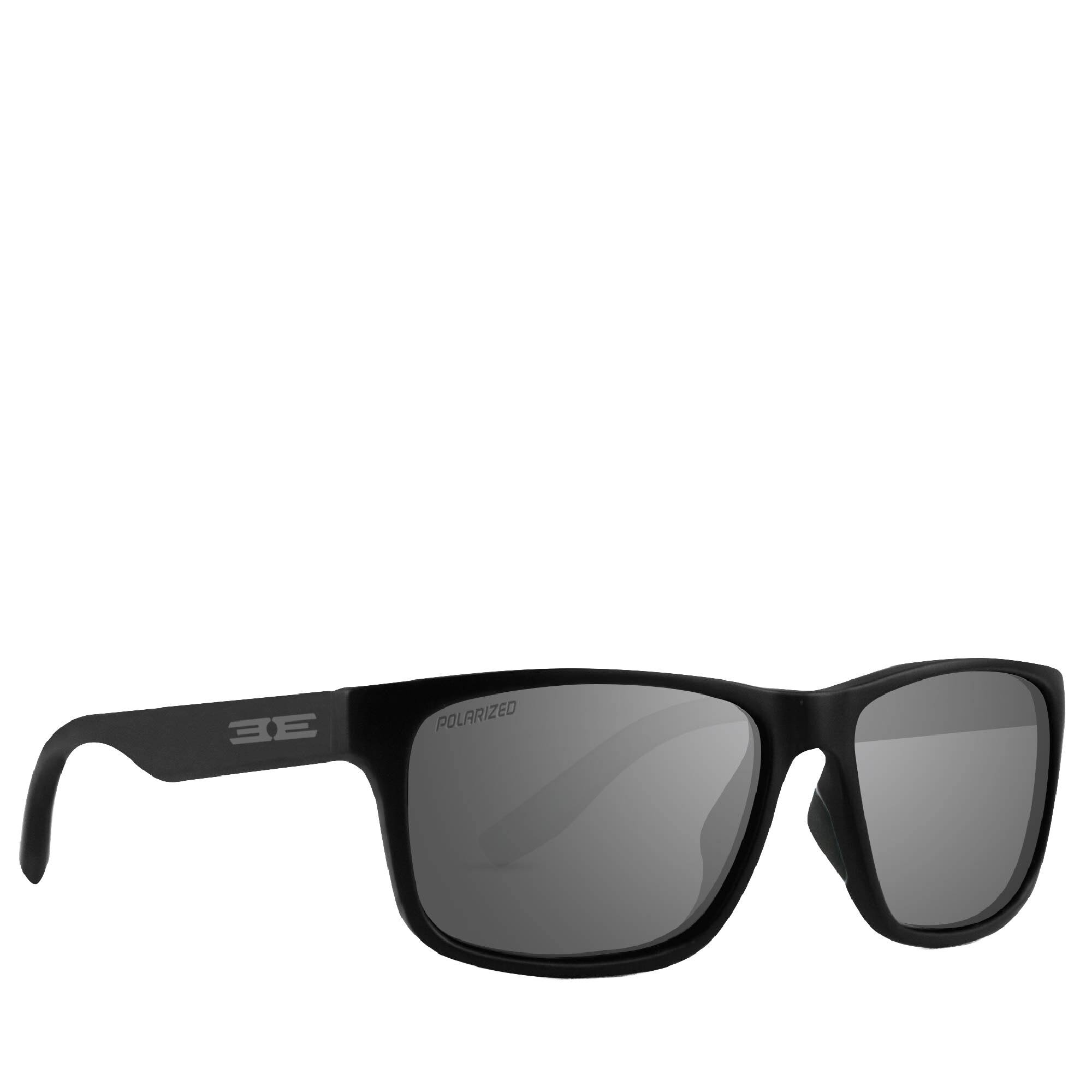 Epoch Eyewear Delta Golf Sport Sunglasses Black Frame Smoke Polarized Lenses