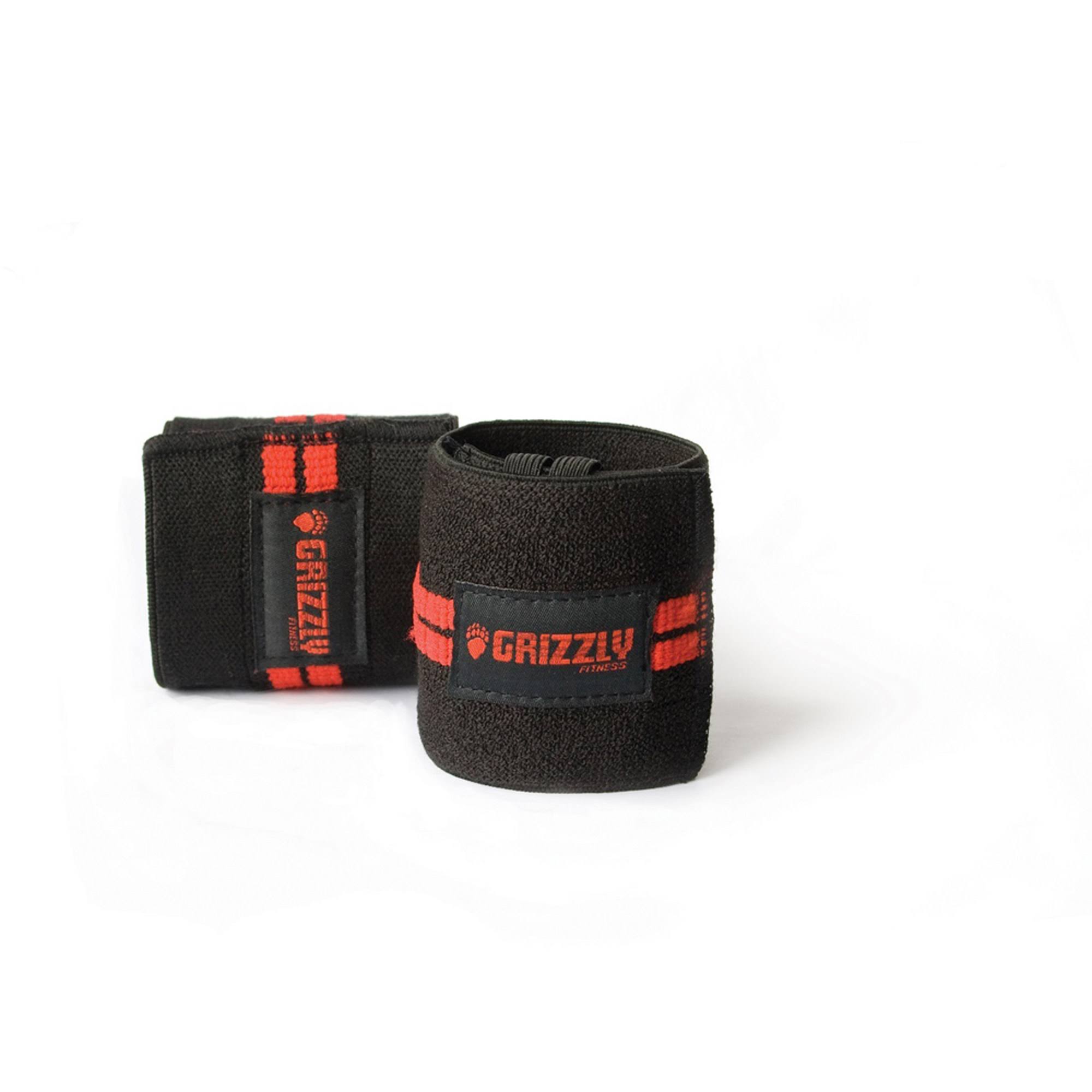 Grizzly Fitness Heavy Duty Wrist Wraps - 20", Red