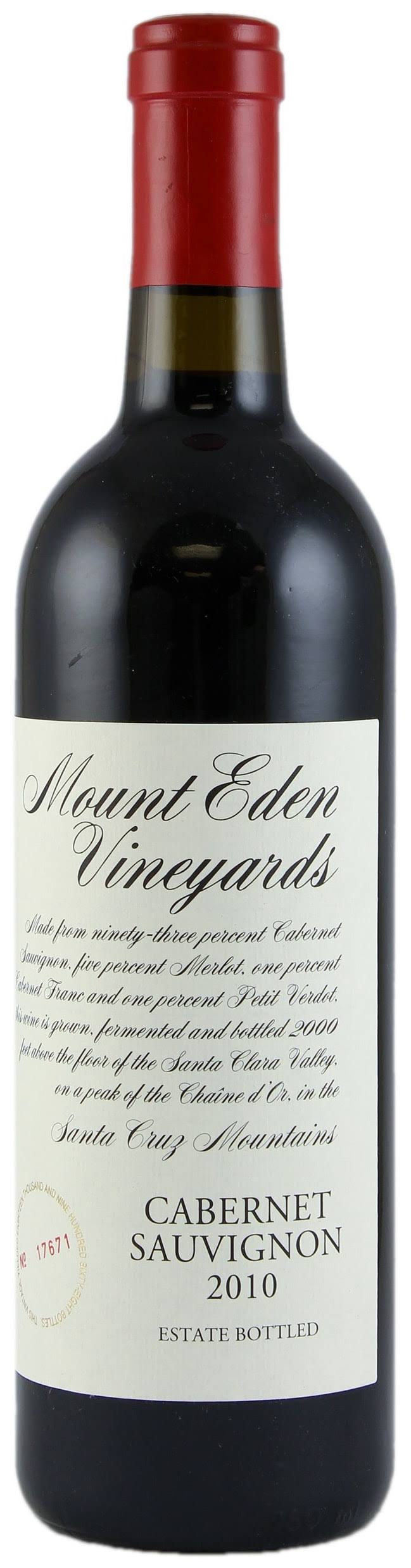 Mount Eden Vineyards Cabernet Sauvignon - 750ML