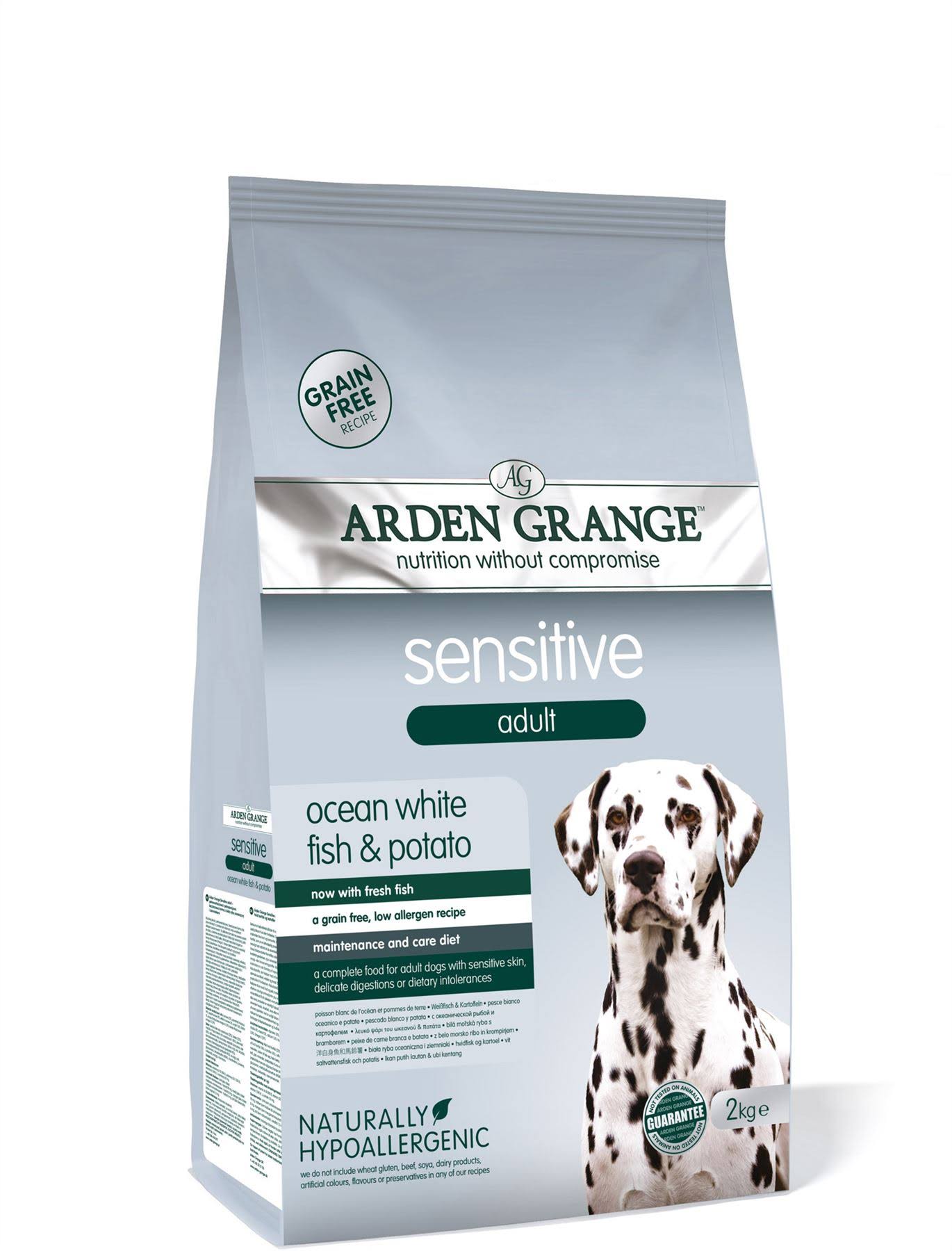 Arden Grange Adult Dog Sensitive Dog Food - 2kg