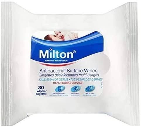 Milton Anti Bacterial Surface Wipes
