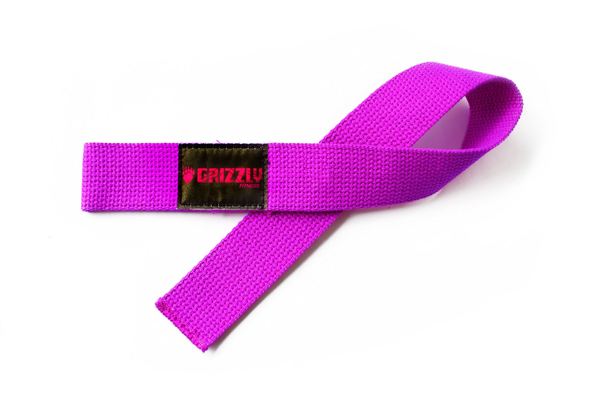 Grizzly Fitness Cotton Lifting Straps - Pink
