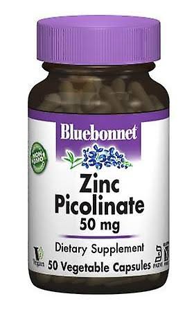 Bluebonnet Nutrition Zinc Picolinate 50 mg. 100 Vegetarian Capsules