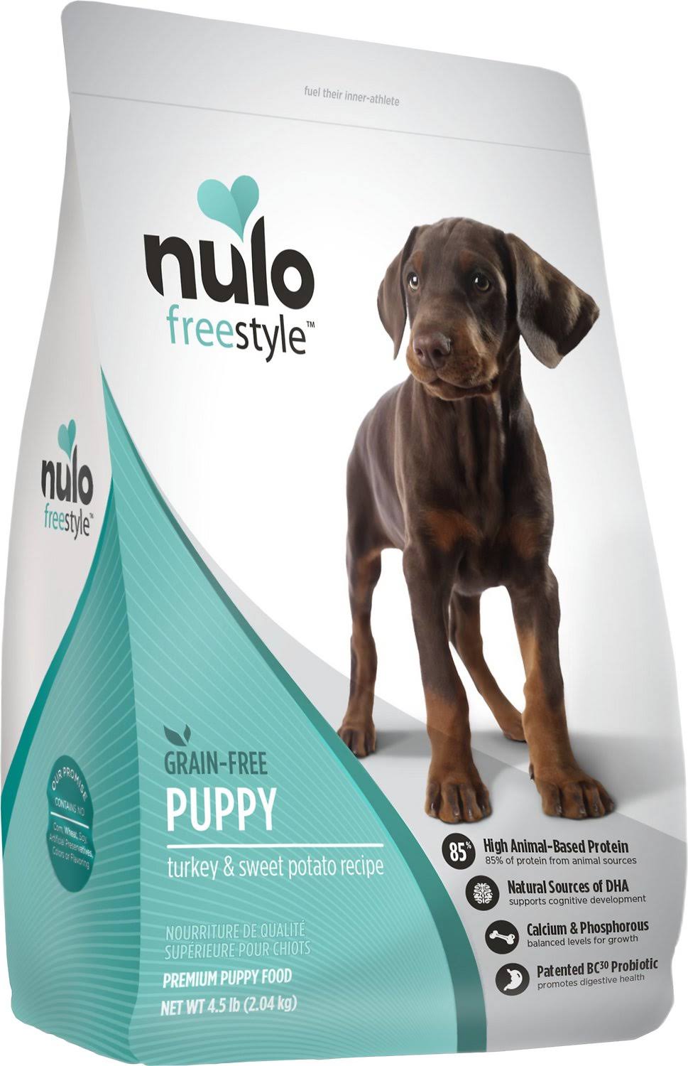 Nulo FreeStyle Grain Free Dry Puppy Food - Turkey & Sweet Potato, 4.5lb