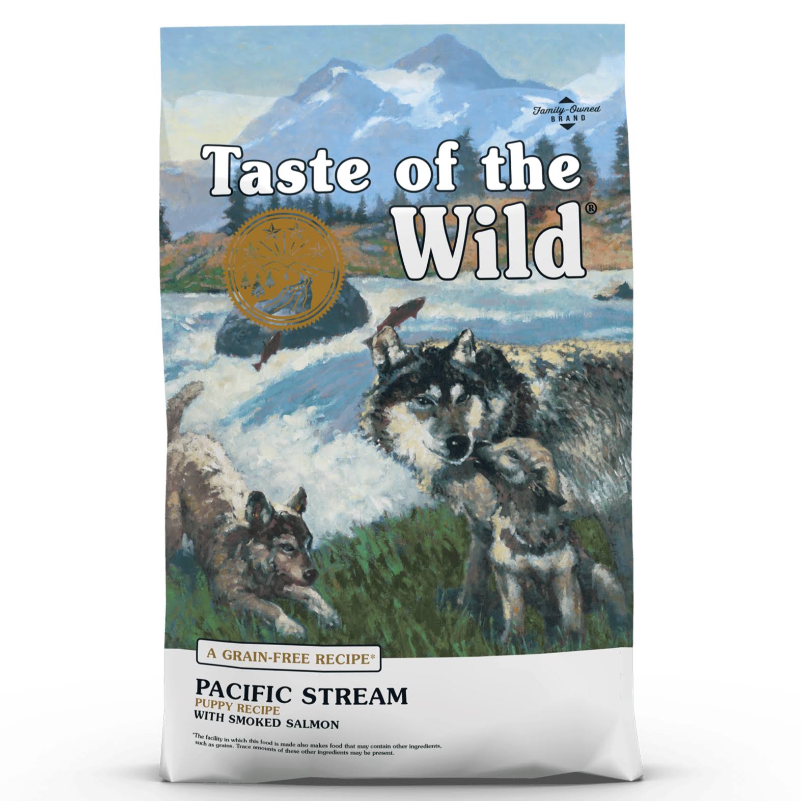 Taste of The Wild Pacific Stream Puppy Recipe Grain-Free Dry Dog Food